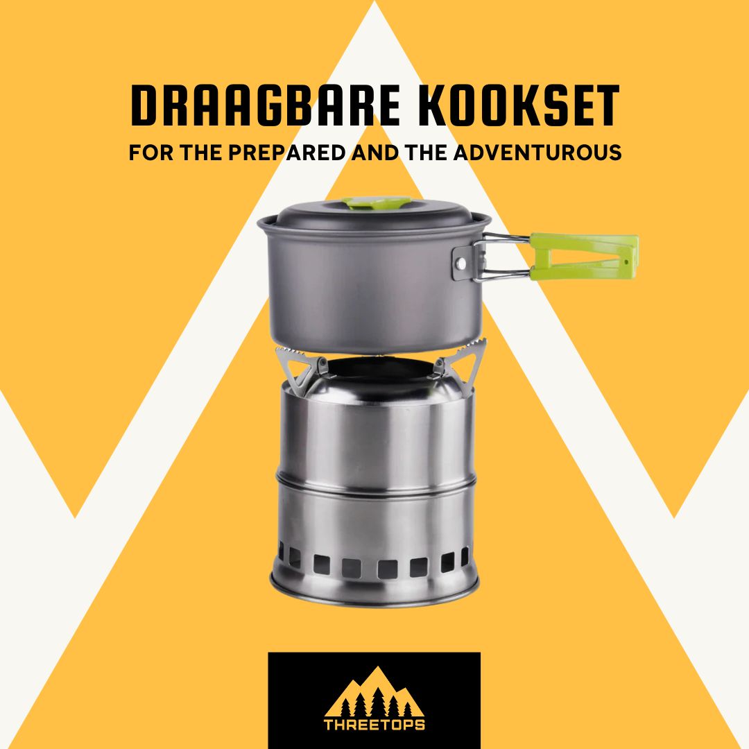 CampMaster™ - Houtgestookte draagbare vouwkachel voor buitengebruik