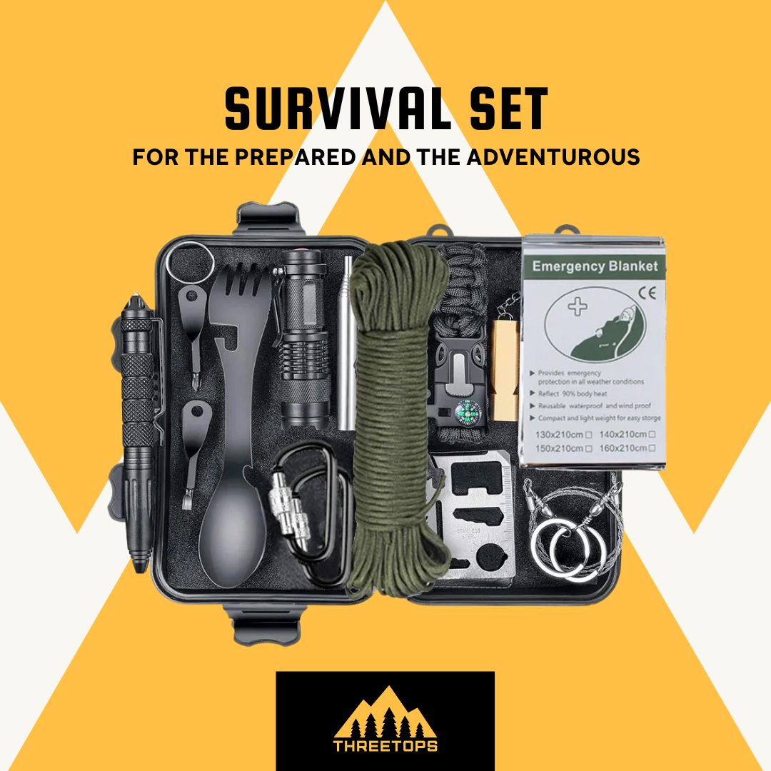 SurvivalPro™ - Professionele survivalset voor noodsituaties en kamperen