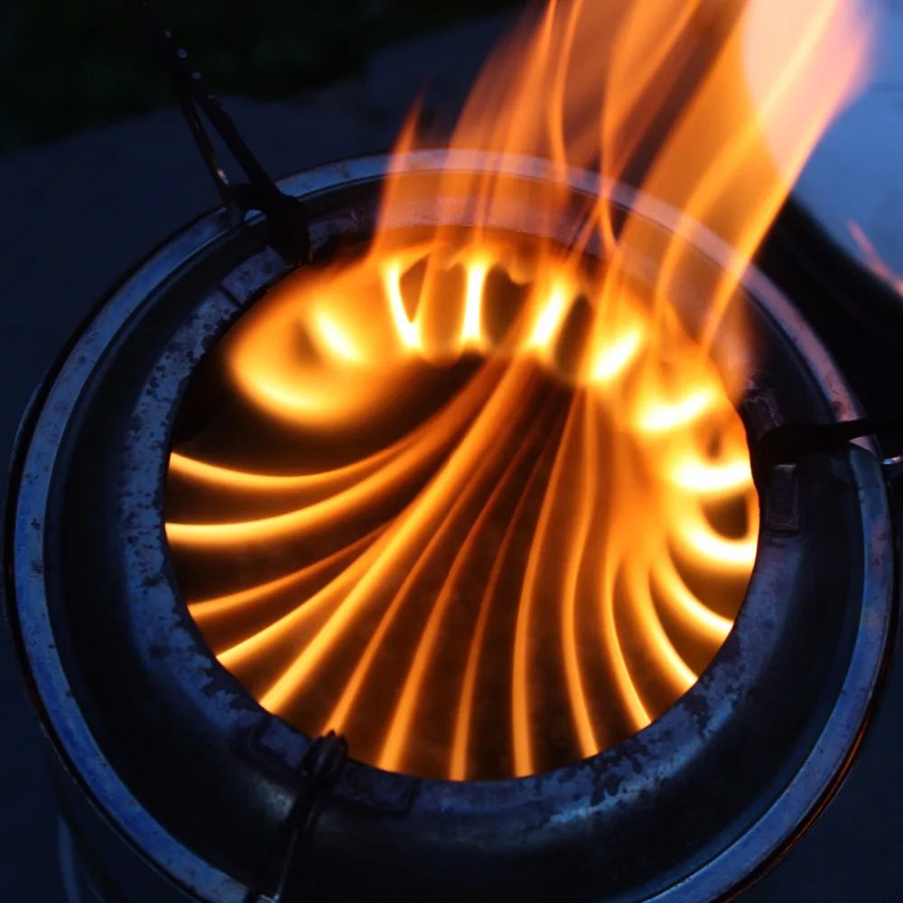 CampMaster™ - Houtgestookte draagbare vouwkachel voor buitengebruik