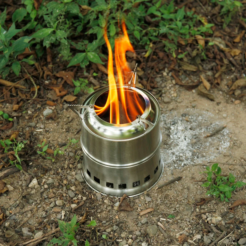 CampMaster™ - Houtgestookte draagbare vouwkachel voor buitengebruik