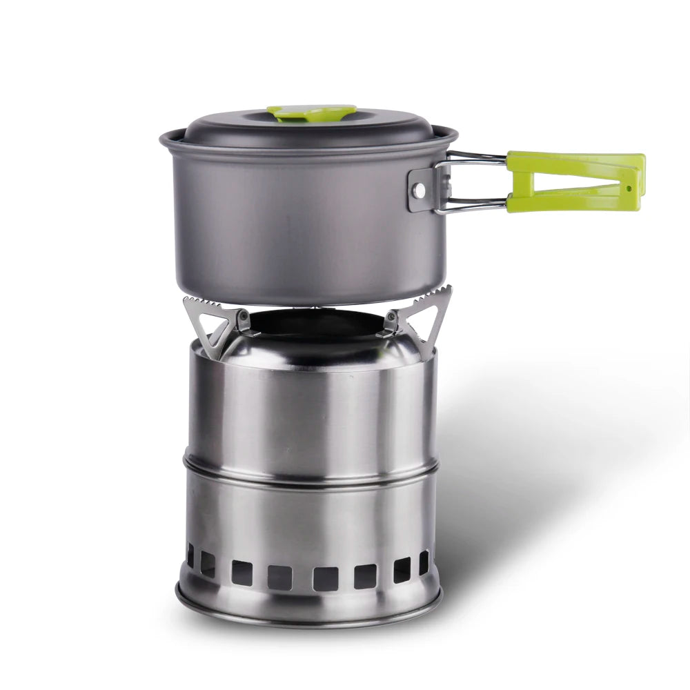 CampMaster™ - Houtgestookte draagbare vouwkachel voor buitengebruik