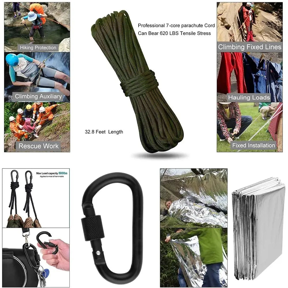 SurvivalPro™ - Professionele survivalset voor noodsituaties en kamperen
