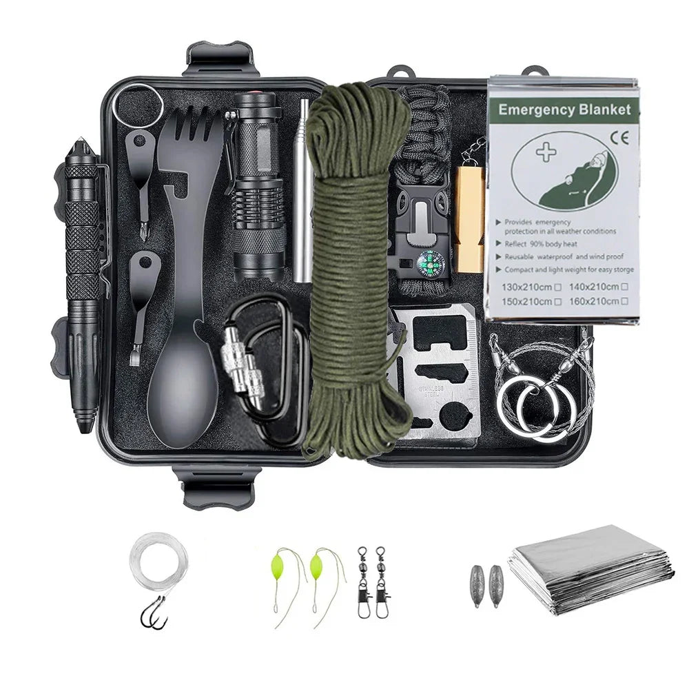 SurvivalPro™ - Professionele survivalset voor noodsituaties en kamperen