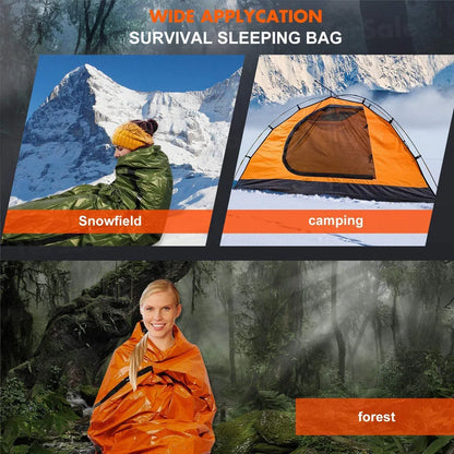 SurvivorBag™ - Draagbare waterdichte thermische slaapzak