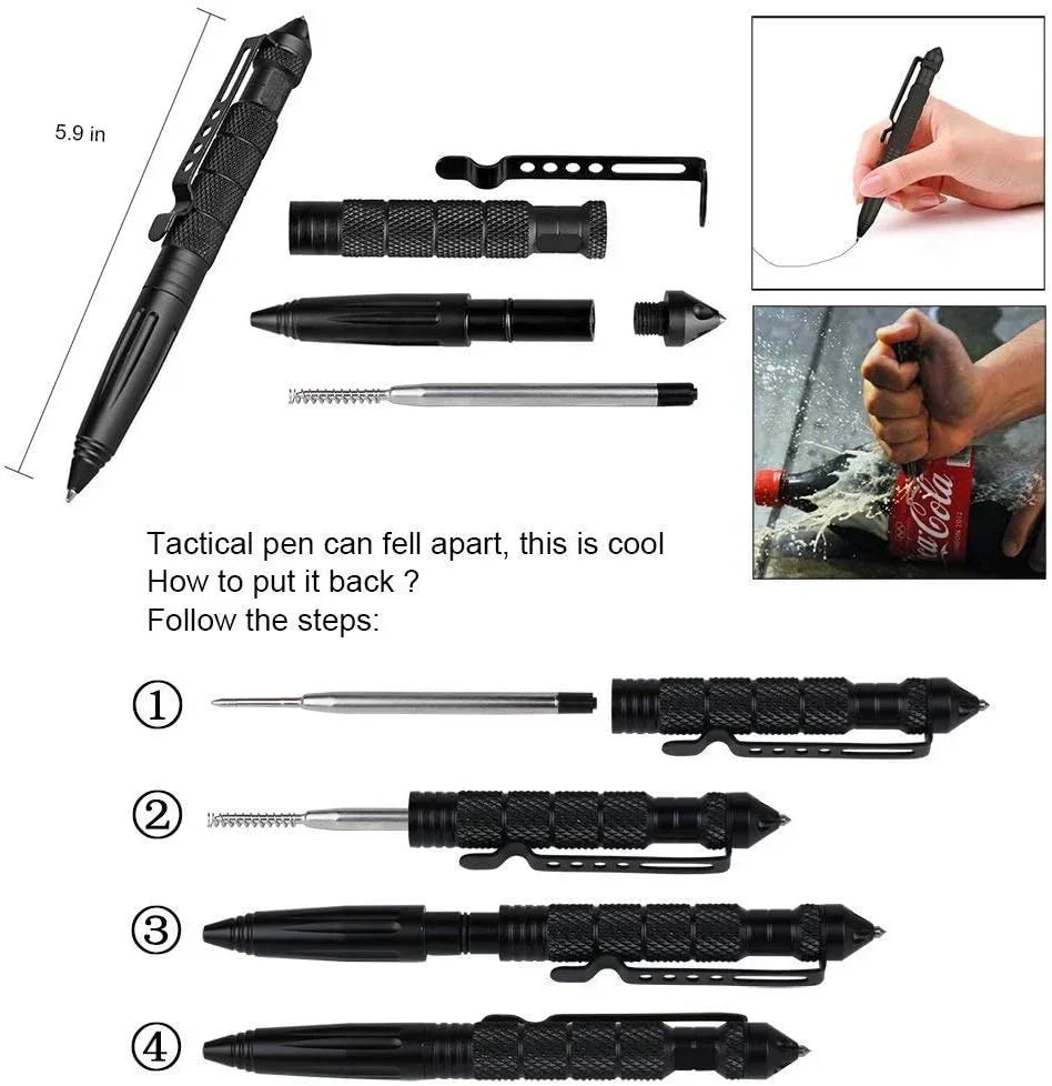 GuardianPen™ - Tactische pen voor zelfverdediging en noodsituaties